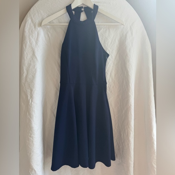 SPEECHLESS | NORDSTROM JUNIORS | NAVY BLUE | BOW | MINI DRESS | EXTRA SMALL - Picture 5 of 8